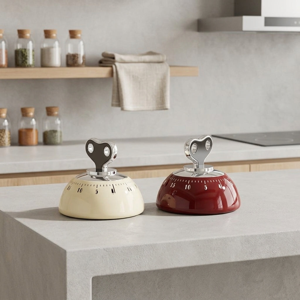 Magnetic Mechanical Timer Cooking Baking Study Countdown Reminder