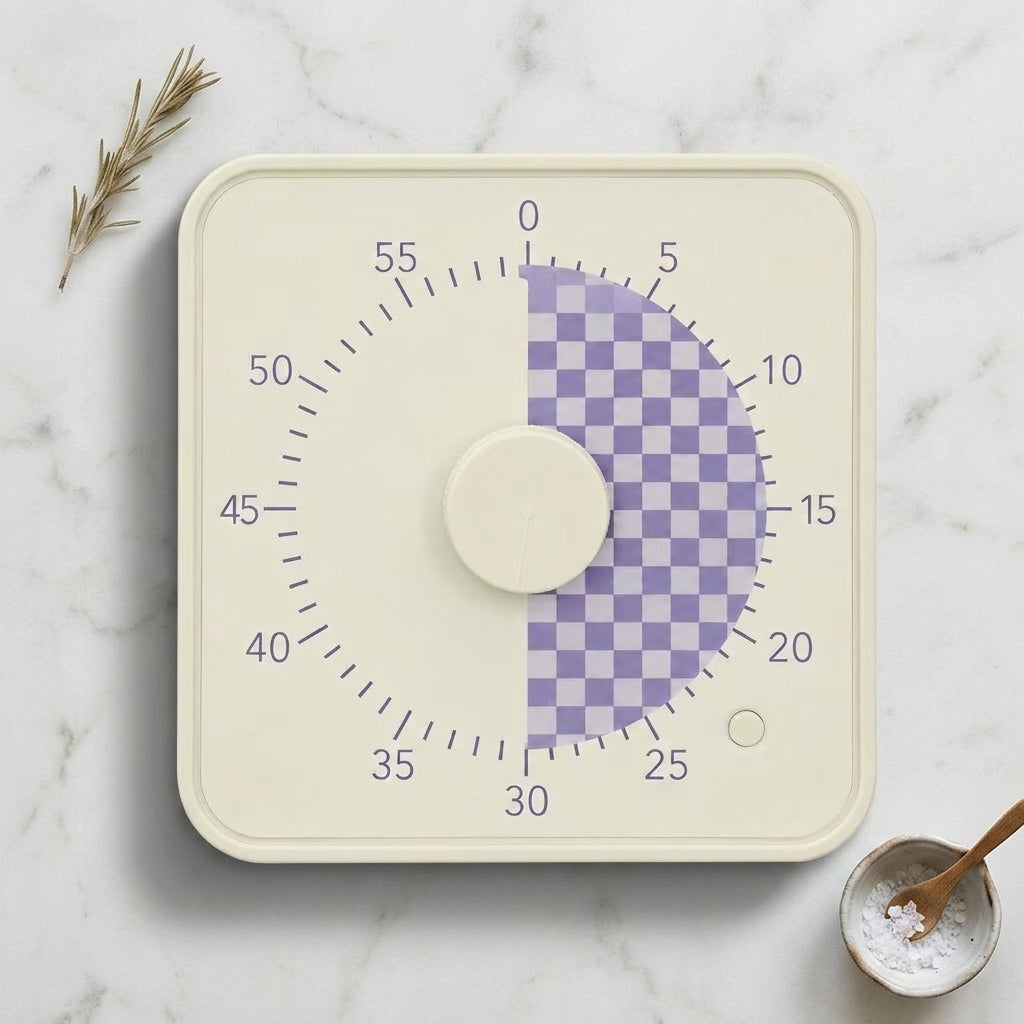 8 Inch Square Magnetic Visual Rotating Timer Silent Student Discipline Tool