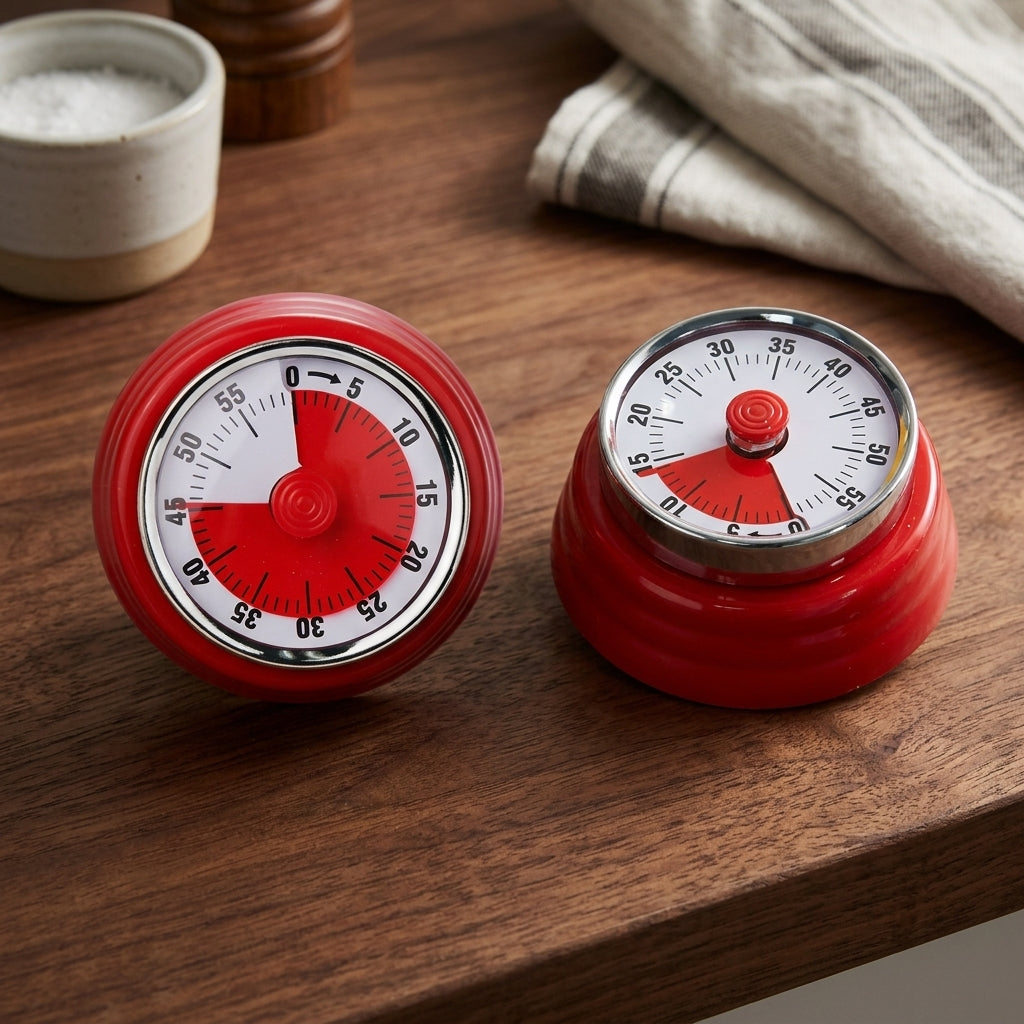 Stainless Steel Japanese Kitchen Timer Alarm Self Discipline Manager