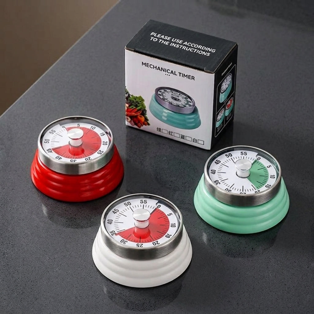 Stainless Steel Japanese Kitchen Timer Alarm Self Discipline Manager