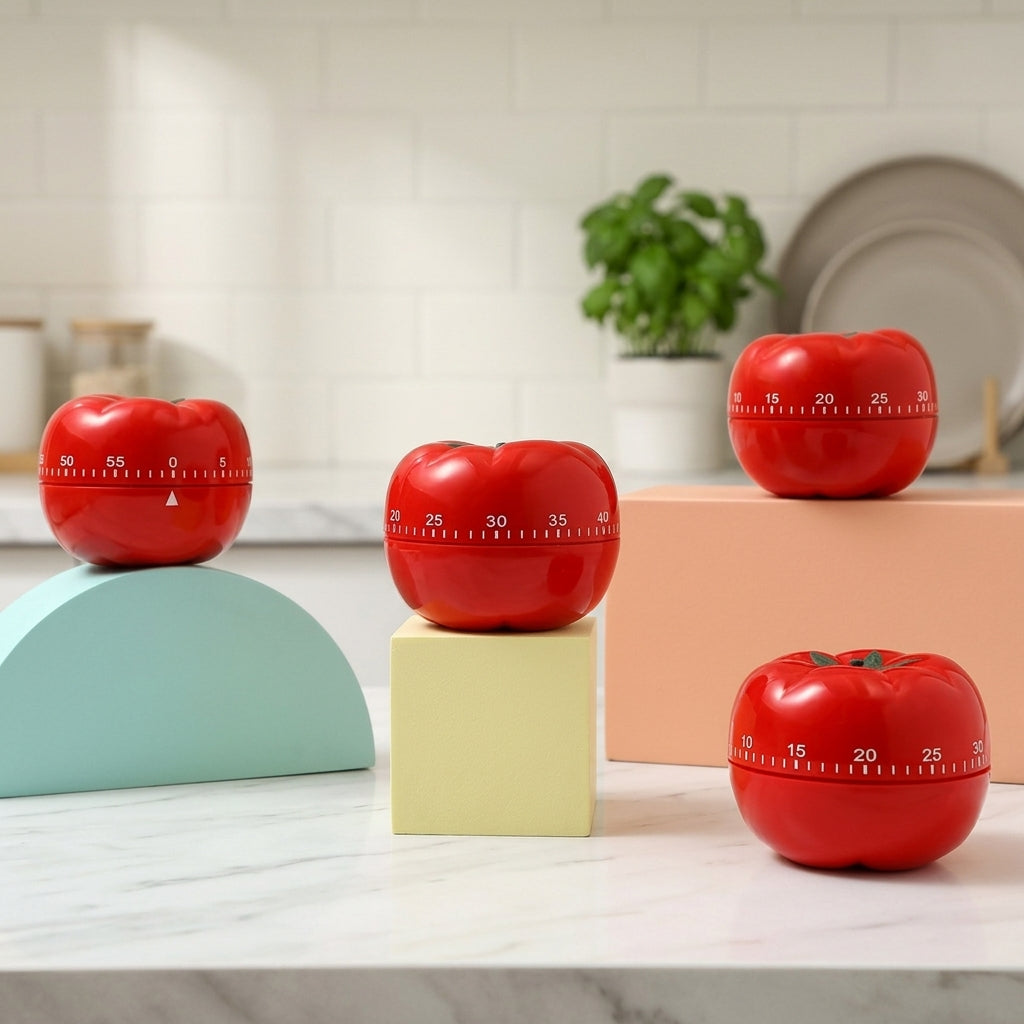Pomodoro Vibration Timer Auto Cycle Student Time Management Alarm Clock