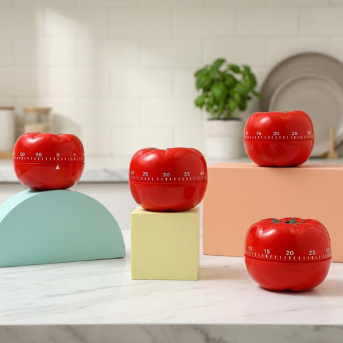 Pomodoro Vibration Timer Auto Cycle Student Time Management Alarm Clock