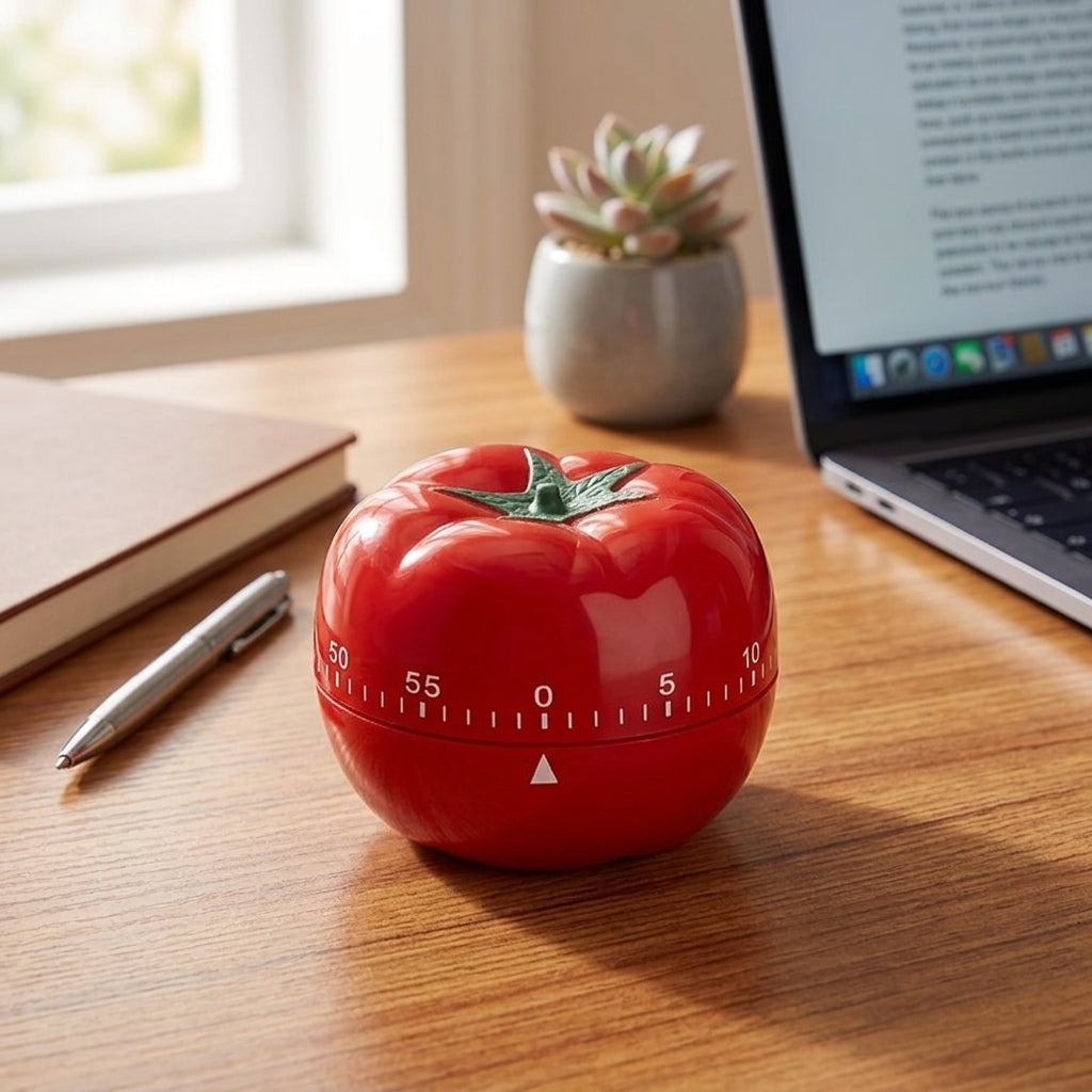Pomodoro Vibration Timer Auto Cycle Student Time Management Alarm Clock